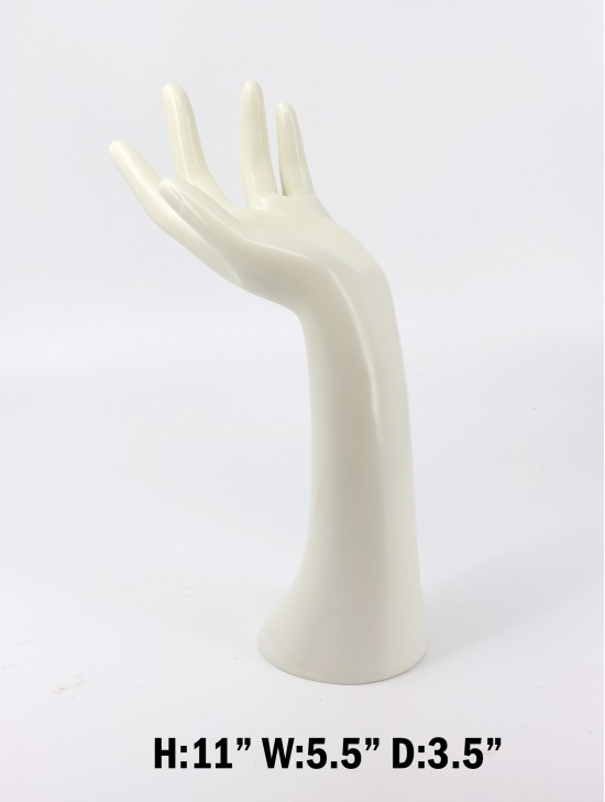 Display Hand White